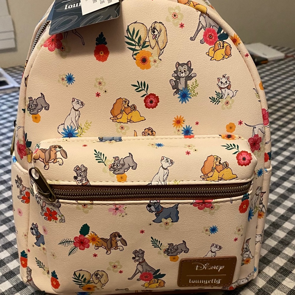 Loungefly Disney Pets Mini Backpack and Wallet